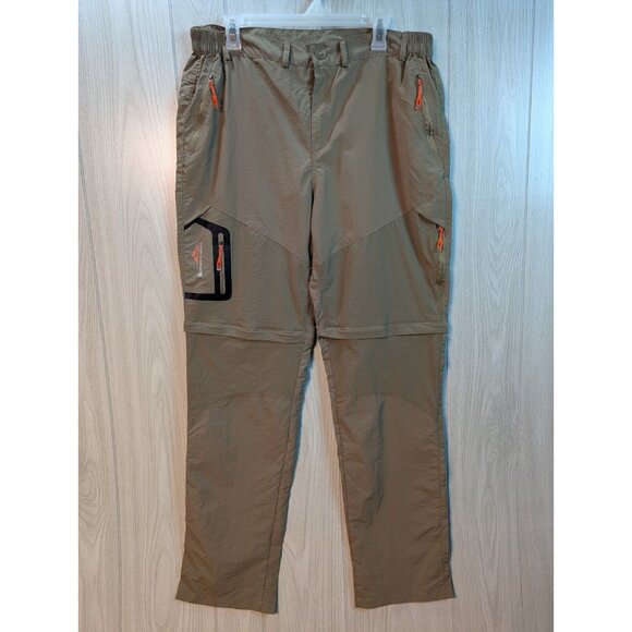 Sumitskin Other - Versa Summitskin Convertible Pants Mens 36x34 Khaki Lightweight Hiking Pockets